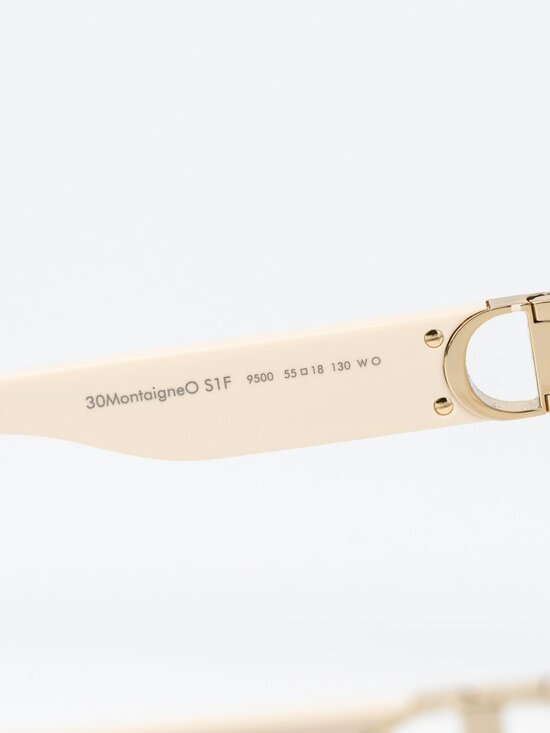 Dior Women Eyeglasses Ivory Butterfly 30MONTAIGNEO S1F 9500 NEW AUTHENTIC main image 6